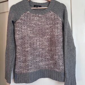 CHRISTOPHER FISCHER Cashmere Alpaca Grey Sweater Size S